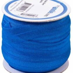 By Annie Fold Over Elastic Blastoff Blue per mtr